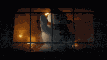 Snowman Naked Gun GIF