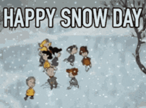 Snowy Friday GIF
