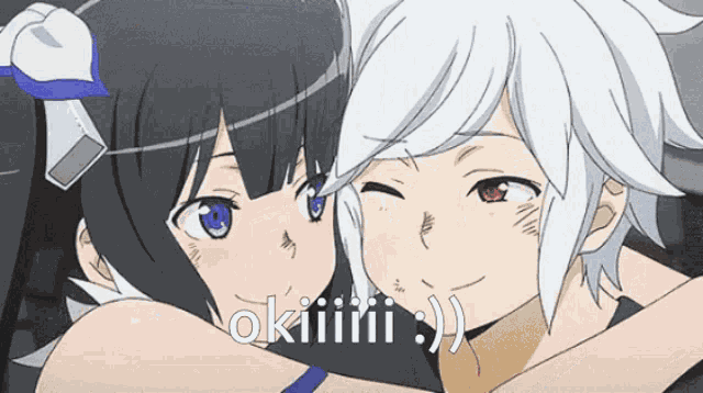 Snuggle Anime Okii GIF