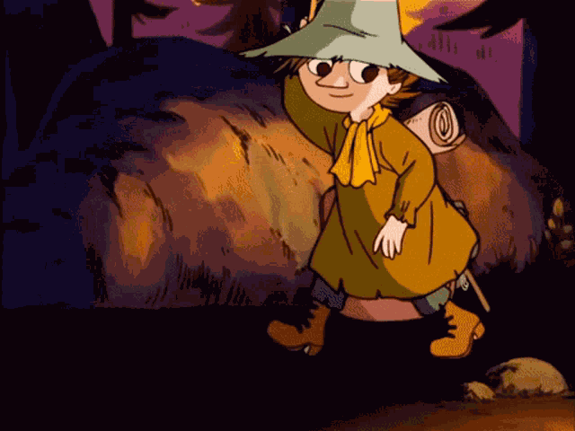 Snusmumriken Snufkin GIF