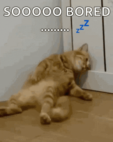 So Bored GIF