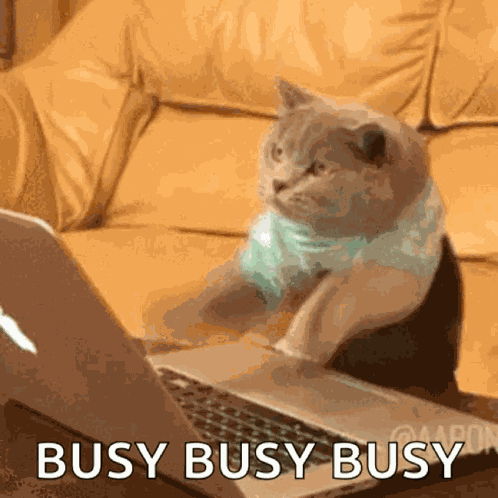 So Busy Working GIF