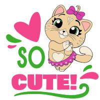 So Cute 44cats Sticker