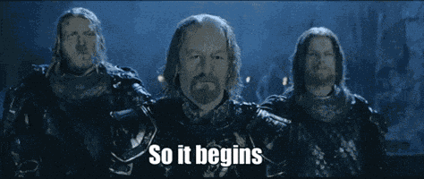 So It Begins Lord Of The Rings So It Begins GIF