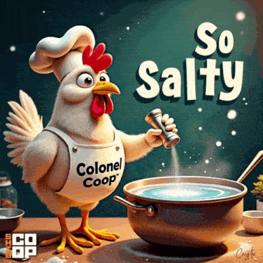 So Salty Colonel Coop GIF