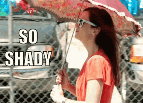 So Shady Throwing Shade GIF