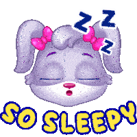 So Sleepy Feeling Sleepy Sticker