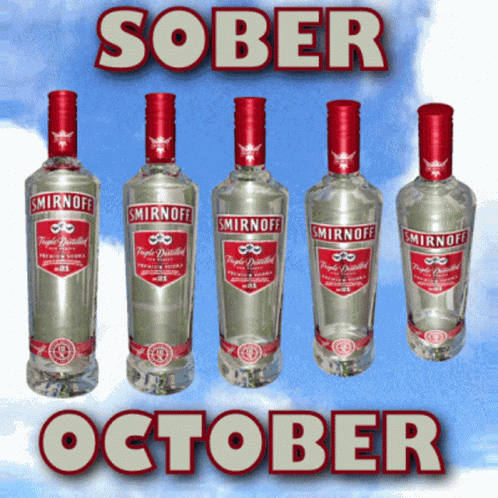 Sober October Go Sober In October GIF