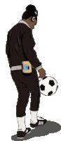 Soccer Ball Bob Marley Sticker