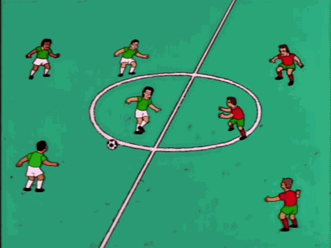 Soccer Simpsons GIF
