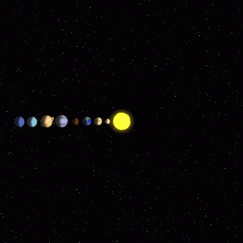 Solar System Planets GIF