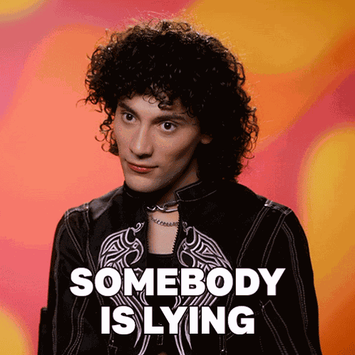 Somebody Is Lying Jewels Sparkles GIF