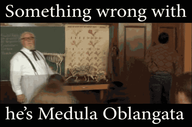 Something Wrong With His Medula Oblangata Billy Madison GIF