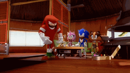 Sonic Boom Knuckles GIF