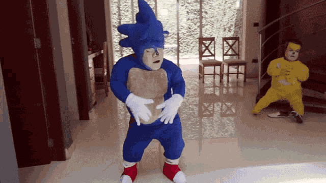 Sonic Dance Small Sonic GIF