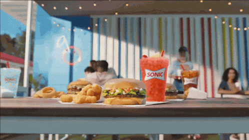 Sonic Drive In Hickory Bbq Cheeseburger GIF
