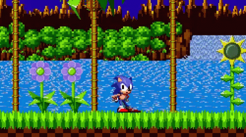 Sonic Foot Tap GIF