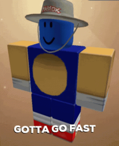 Sonic Gotta Go Fast GIF