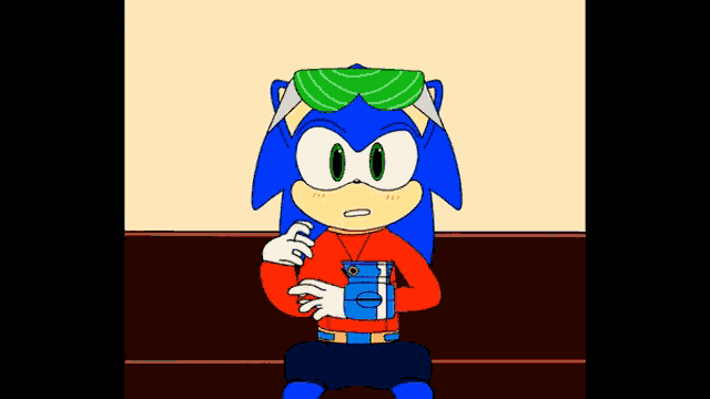 Sonic Megaman GIF