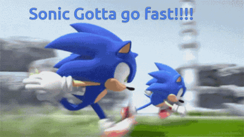 Sonic Modern And Classic Sonic GIF
