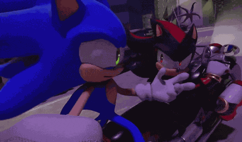 Sonic Peace Sign GIF