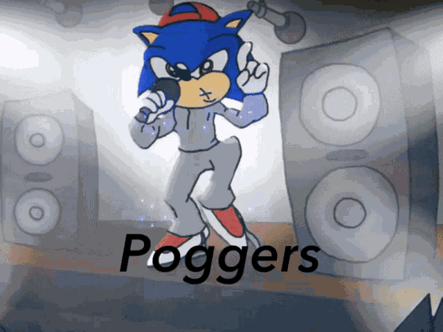 Sonic Poggers GIF