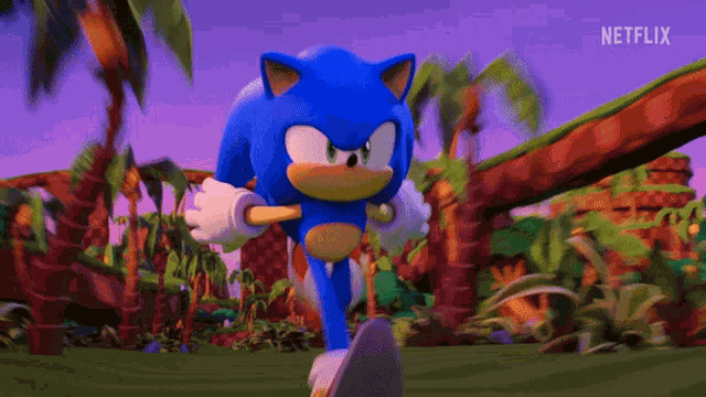 Sonic Prime Sonic Running GIF