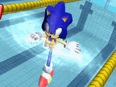 Sonic Run Fast GIF