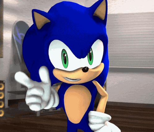 Sonic The Hedgehog High Five GIF