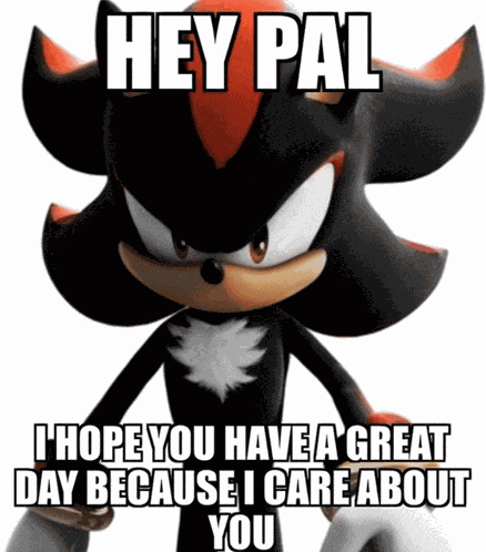 Sonic The Hedgehog Shadow The Hedgehog Meme