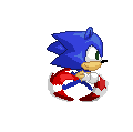 Sonic The Hedgehog Sonic Running Sticker