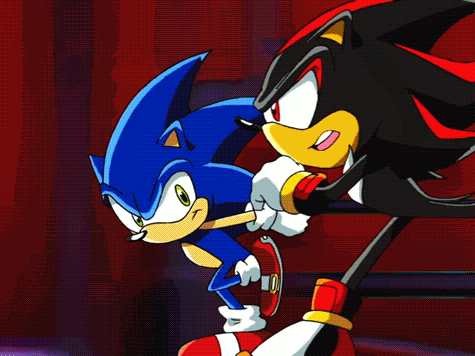 Sonic Vs Shadow Sonic X GIF