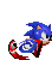 Sonic2prototype Running Sticker Sticker