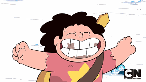 Sonrisa Grande Steven GIF