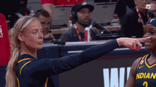 Sophie Cunningham Pointing GIF