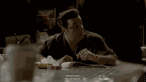 Sopranos Silvio GIF