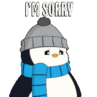 Sorry Penguin Sticker