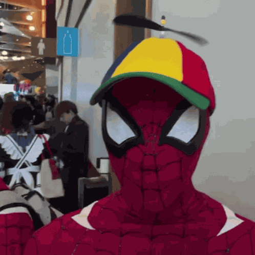 Soshicco Spidey Hat GIF