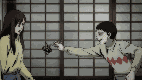 Souichi Tsujii Junji Ito GIF