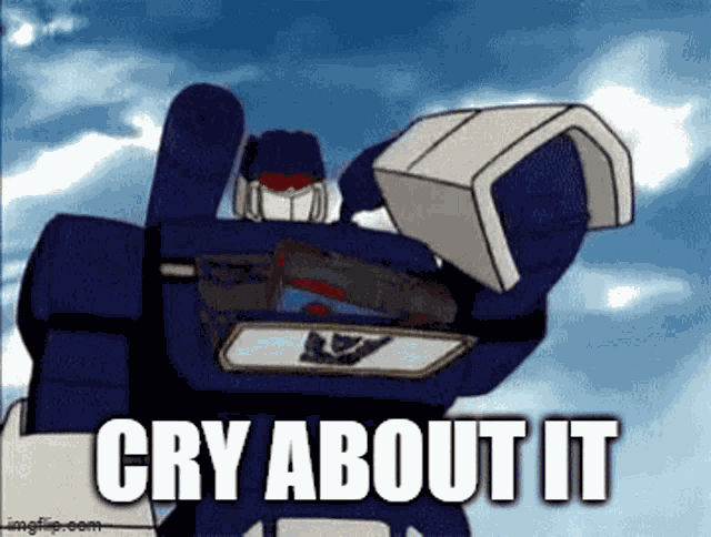 Soundwave Cry About It Soundwave GIF