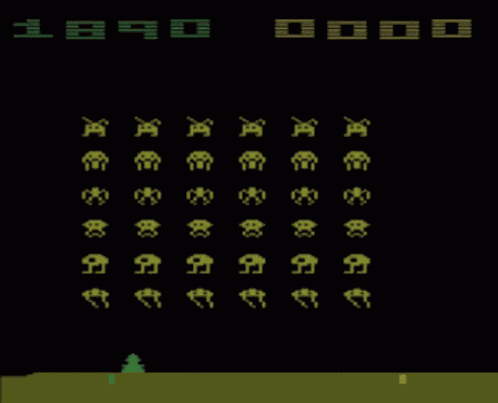 Space Invaders Atari GIF