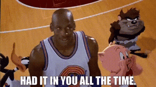 Space Jam Michael Jordan GIF