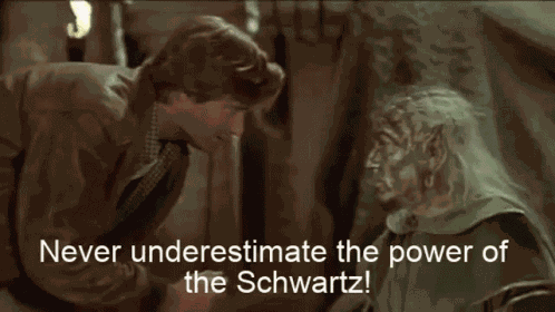 Spaceballs Never Underestimate Power Schwartz Yogurt Bill Pullman Lonestar GIF