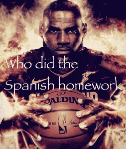 Spanish El Homework Meme
