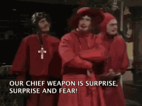 Spanish Inquisition GIF