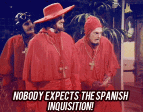 Spanish Inquisition GIF