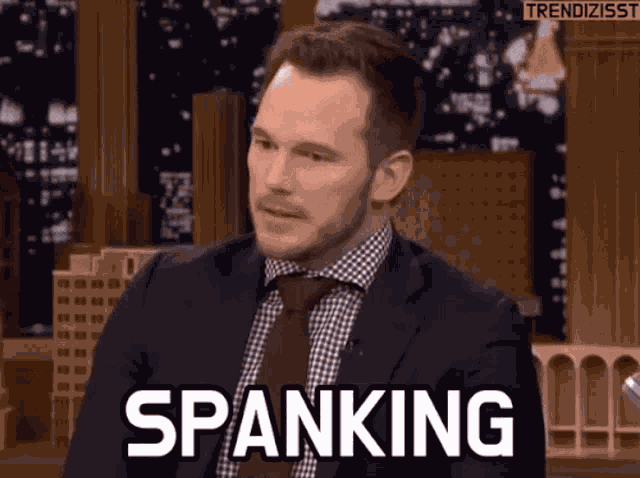Spanking Chris Pratt GIF