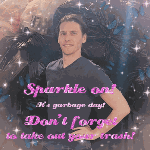 Sparkle On Garbage Day GIF