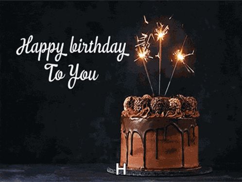 Sparklers Birthday GIF