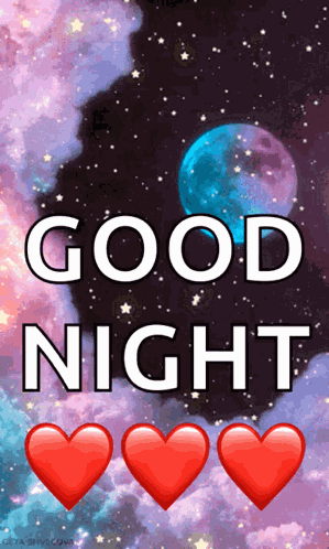 Sparkling Night Sky GIF